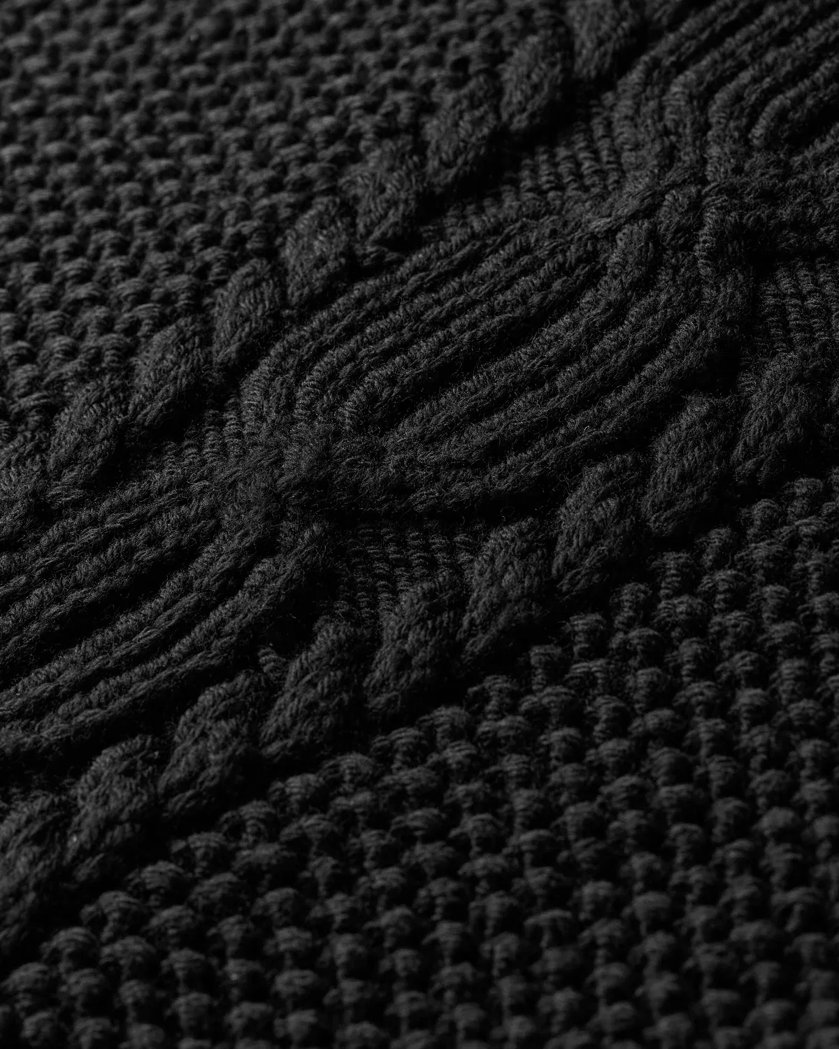 Свитер с круглым вырезом из шерстяного трикотажа SAINT LAURENT, черный — фото 3