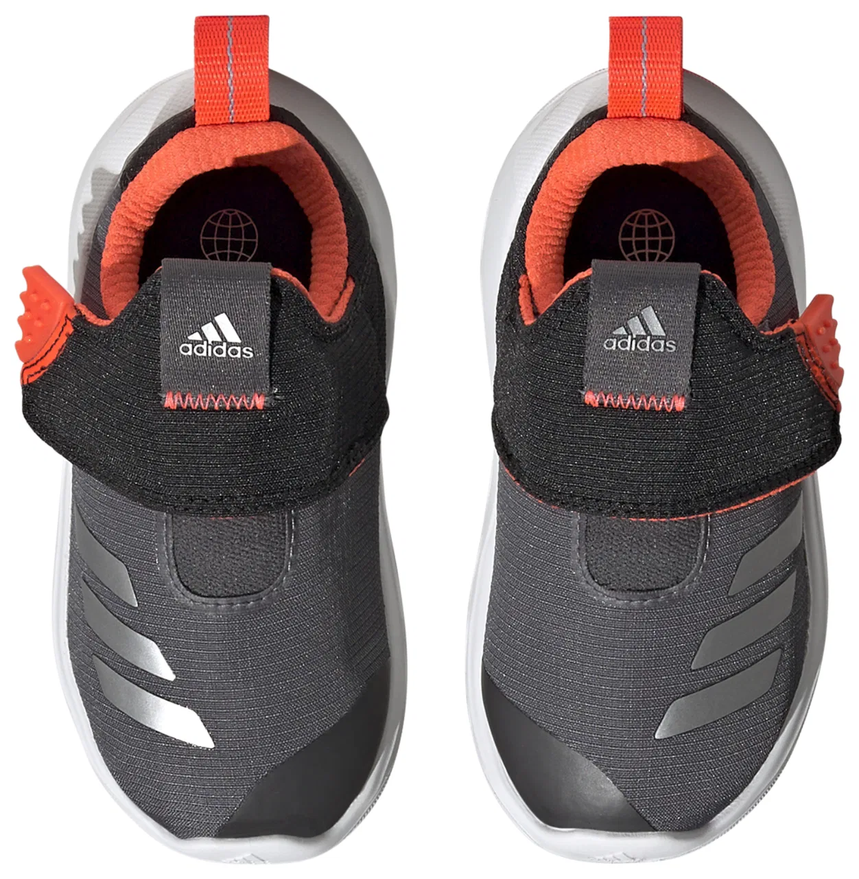 Кроссовки для мальчиков Suru365 Slip-on Adidas, цвет Silver Metallic/Grey/Core Black — фото 4