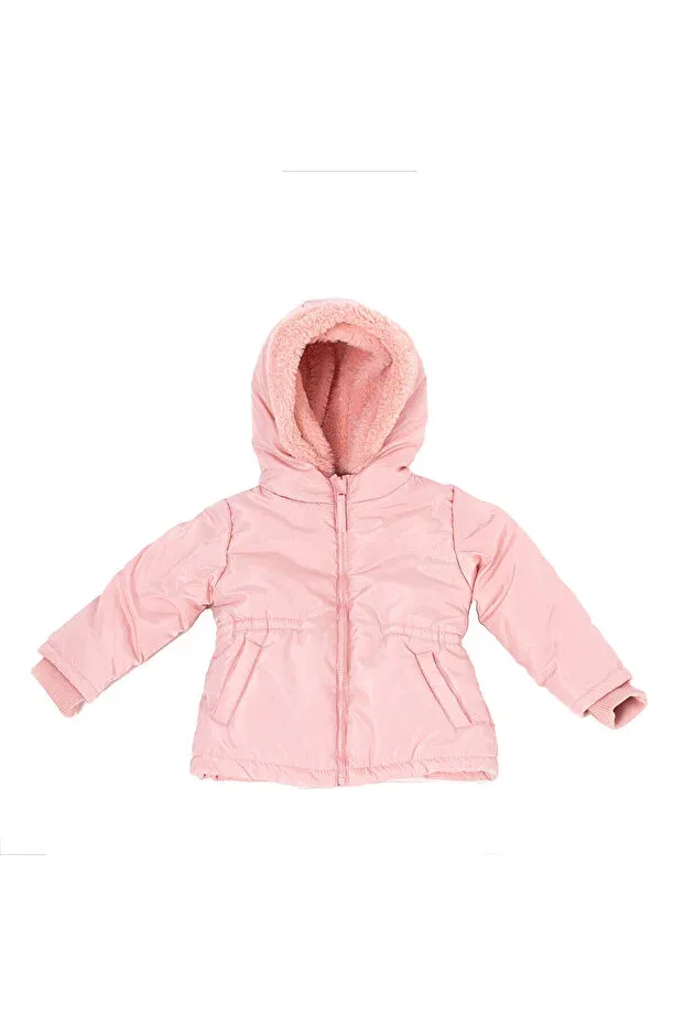 Детское пальто для девочек с капюшоном Hellobaby, Powder Ebebek Hello Baby — фото 2