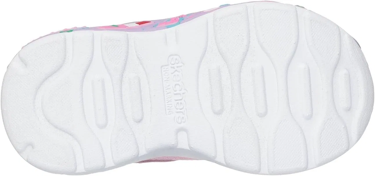 Детские кроссовки для девочек Play Scene-Fun Squad Skechers, Link Pink/Multi — фото 2
