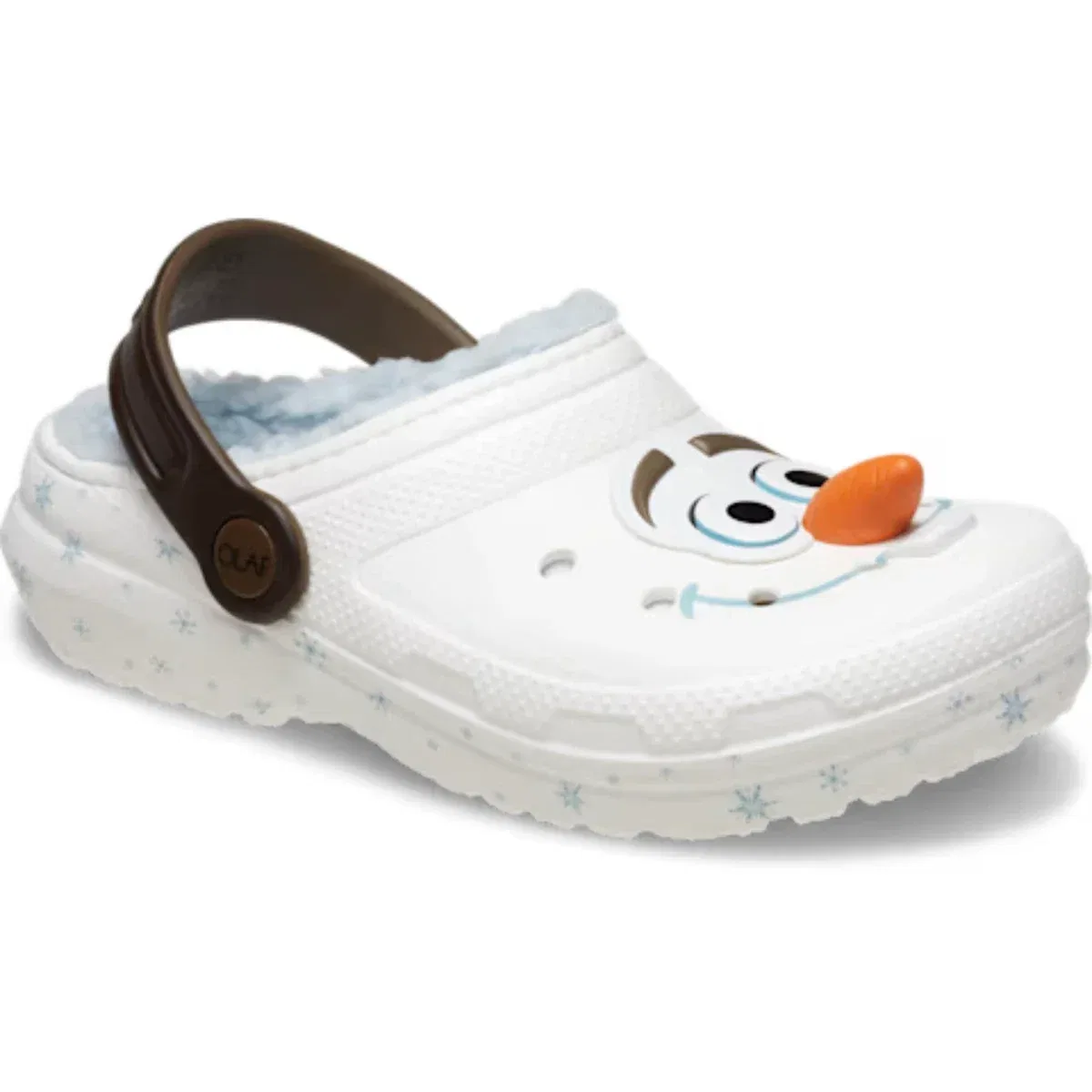 Детские кроксы с утеплителем Disney Frozen Olaf Crocs, White — фото 2