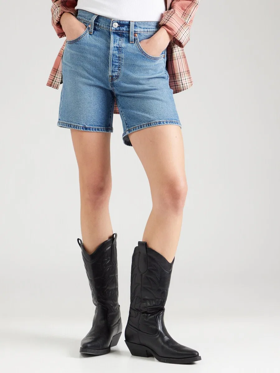 Шорты LEVI'S Regular '501' синего цвета — фото 3