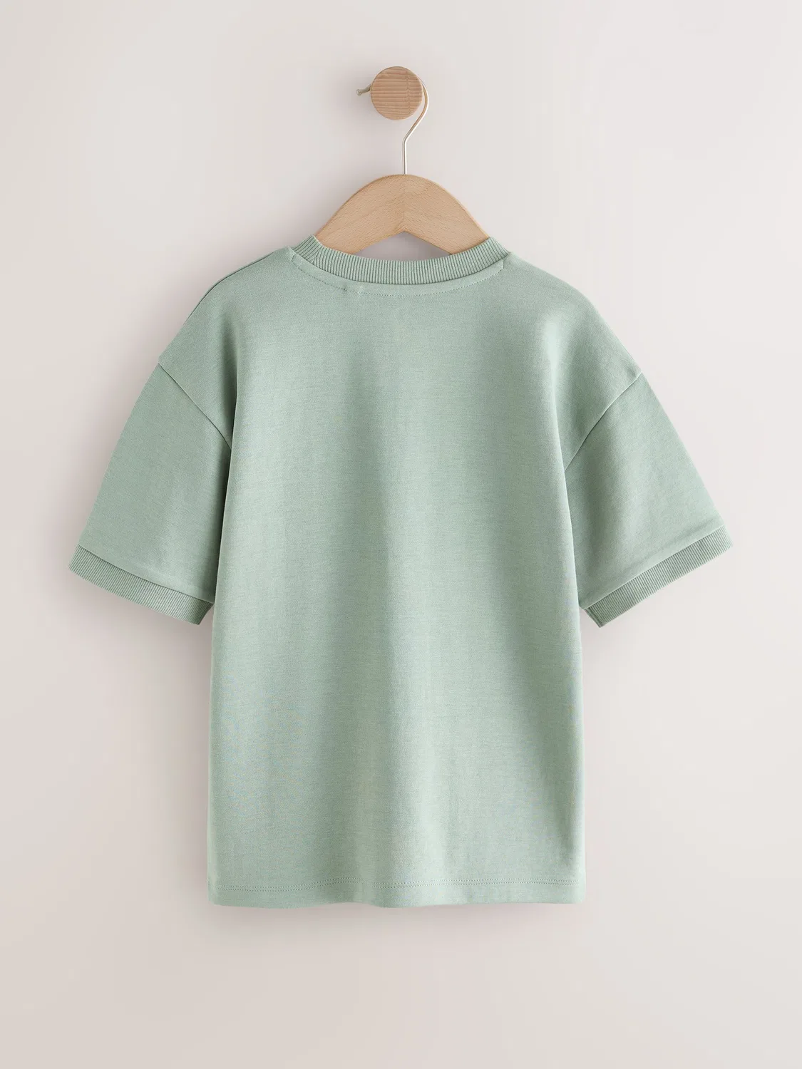 Футболка свободного кроя тяжелая, Mint Green Next — фото 2