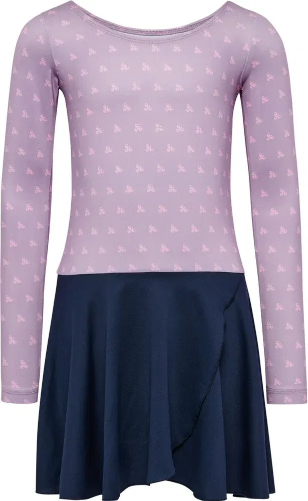 Спортивный костюм детский с длинным рукавом Mix Gymsuit Longsleeve Hummel, фиолетовый