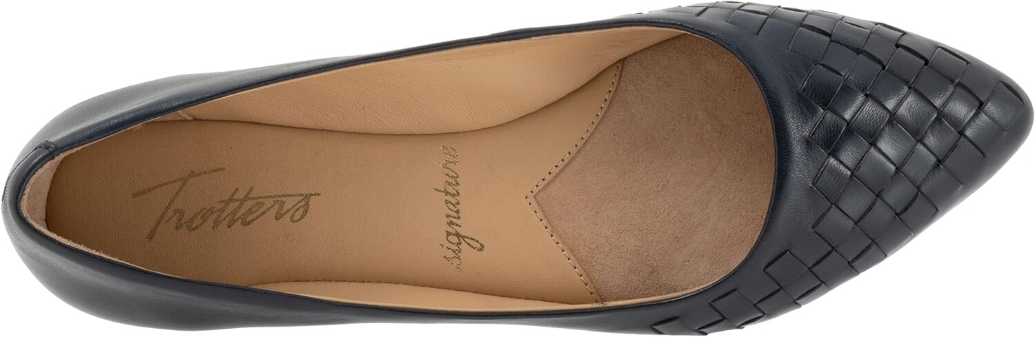 Балетки Estee Woven Trotters, цвет Black Woven Leather — фото 2