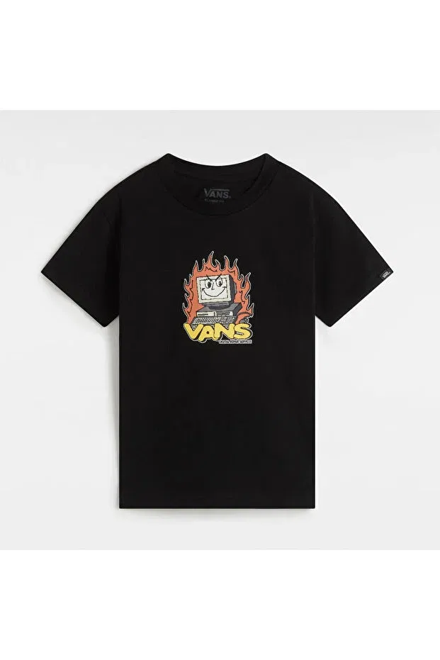 Детские свитшот для девочек с капюшоном Kd Waffle Man Po Kids Black Vans, Black