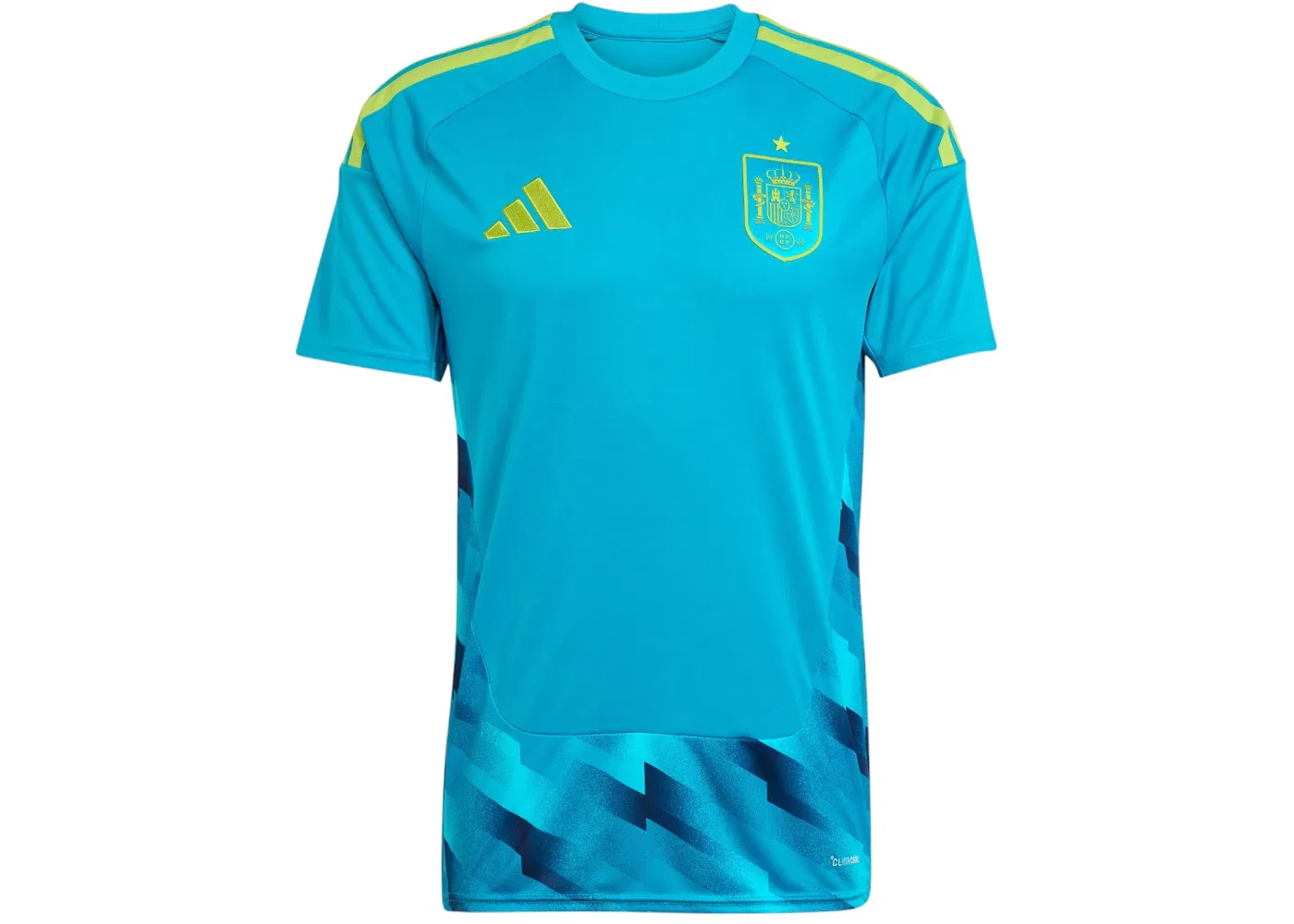 Мужская футбольная вратарская джерси Adidas, Bold Aqua