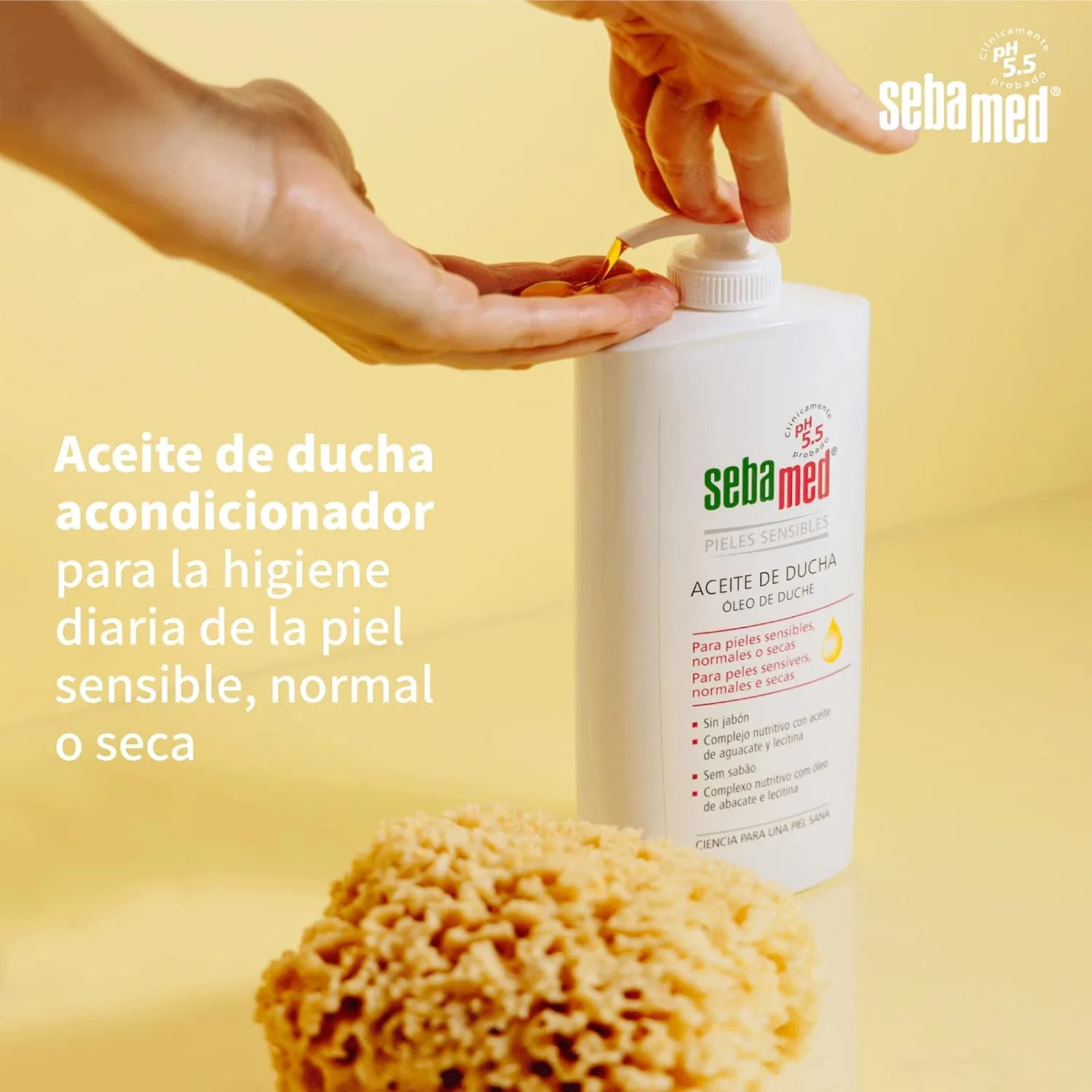 Душ Масло Sebamed Cleansing Shower Oil, 500 мл — фото 2