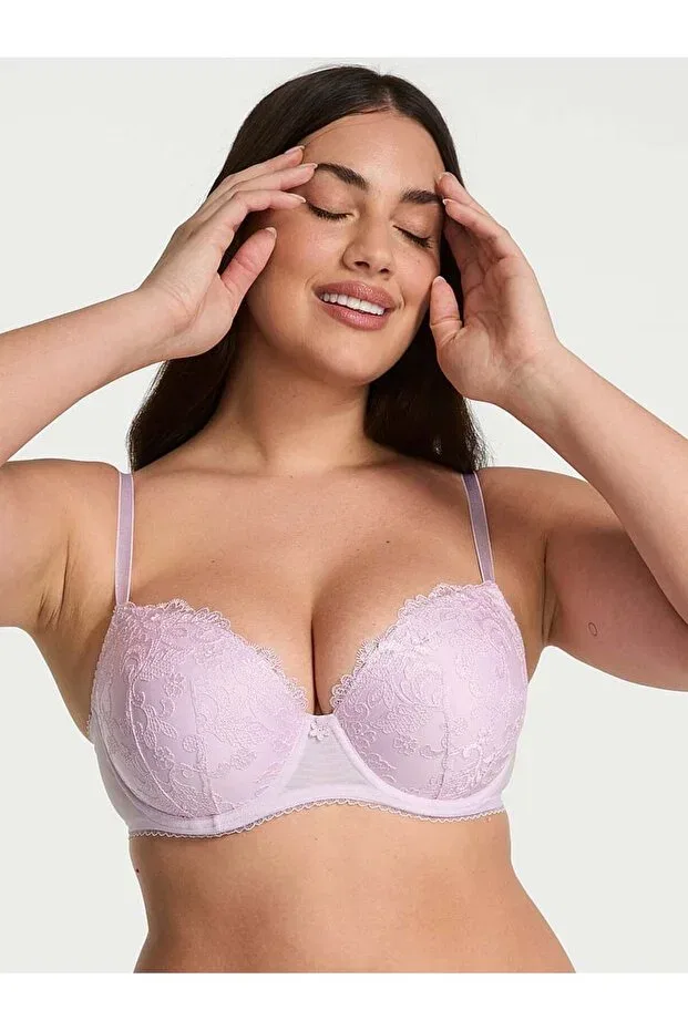 Женский бюстгальтер с вышивкой Vintage Blossom Victoria'S Secret, Delicate Violet
