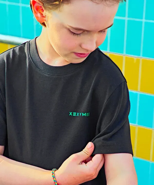Футболка с коротким рукавом базовая эко, Xexymix Kids, черный