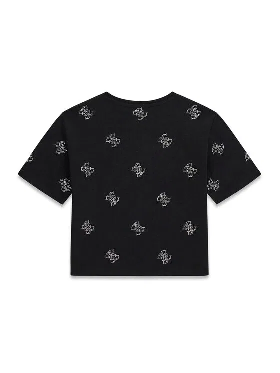 Футболка relaxed fit Guess, черный — фото 2