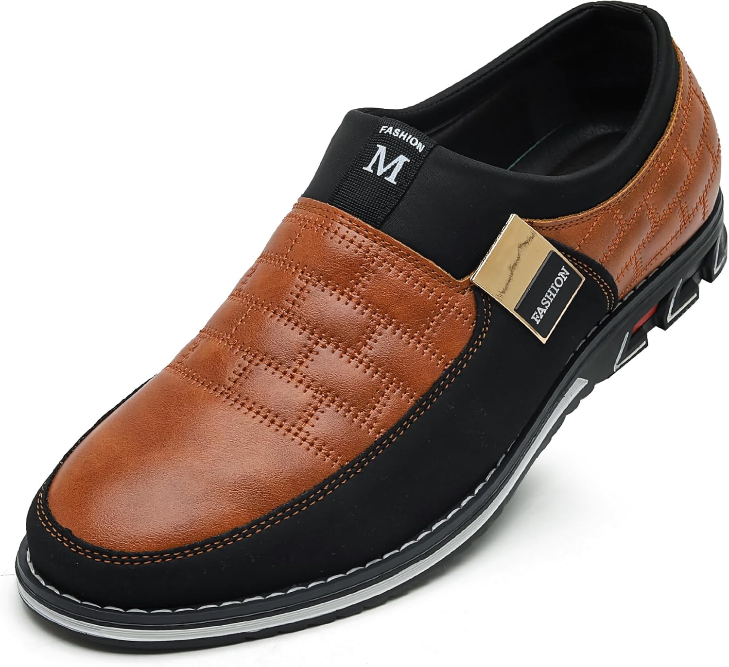 

Мужские роскошные современные оксфорды из кожи слипоны кеды для прогулок вечеринки выпускной офисные деловые туфли размер 7-15 Hllq, светло-коричневый