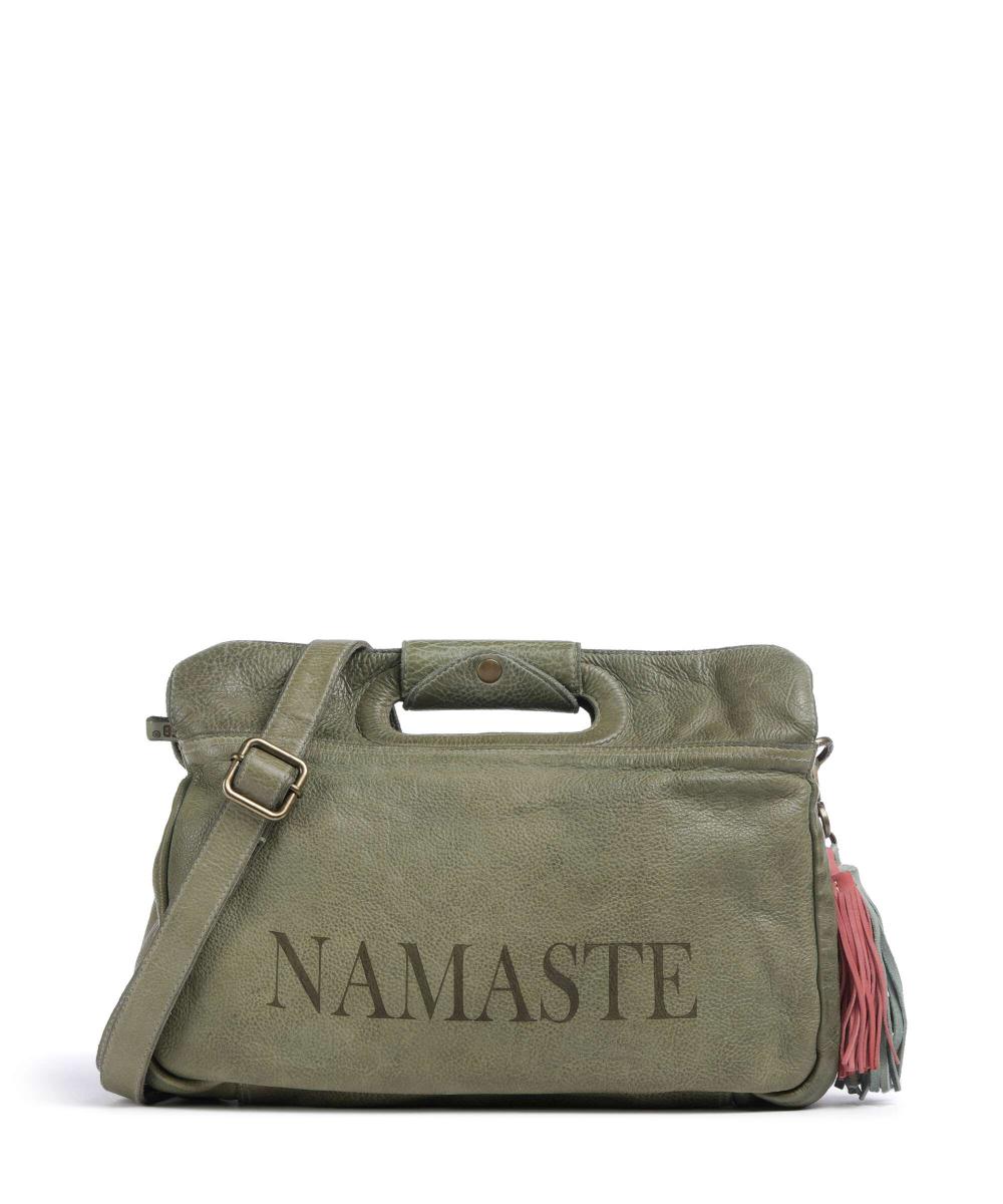 

Сумка на плечо Freundgasse 3 из зернистой кожи Taschendieb Wien, зеленый