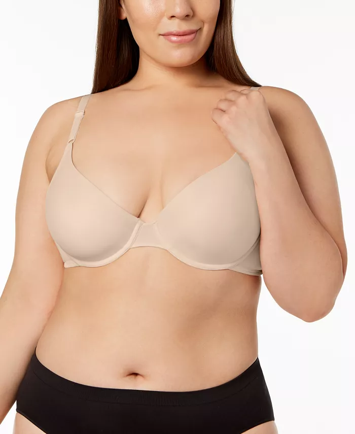 

Один бюстгальтер с эффектом коррекции фигуры и косточками One Fab Fit T-Shirt Shaping Underwire Bra 7959 Maidenform, коричневый/бежевый