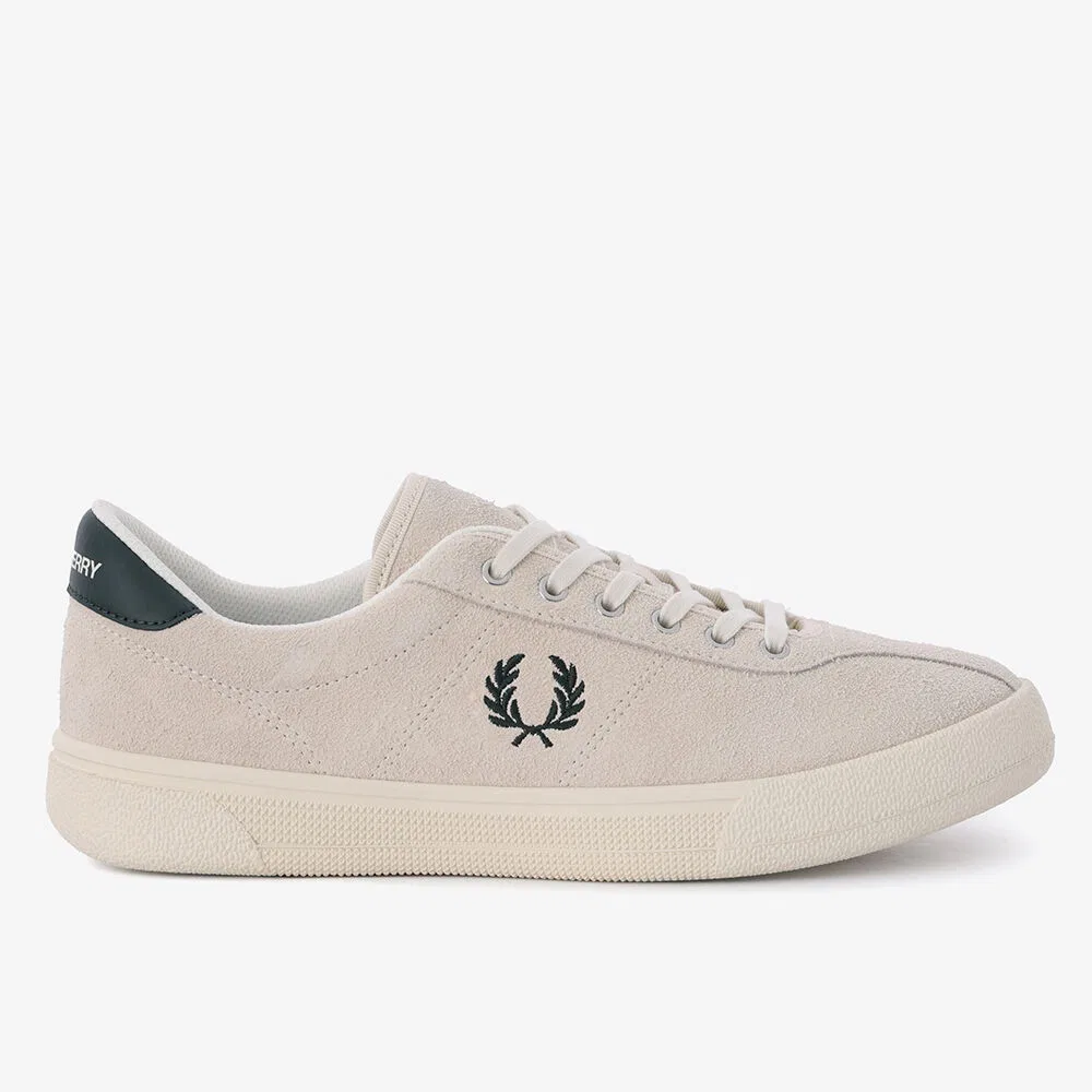 Мужские замшевые теннисные кеды Fred Perry Tennis Shoe цвета экрю