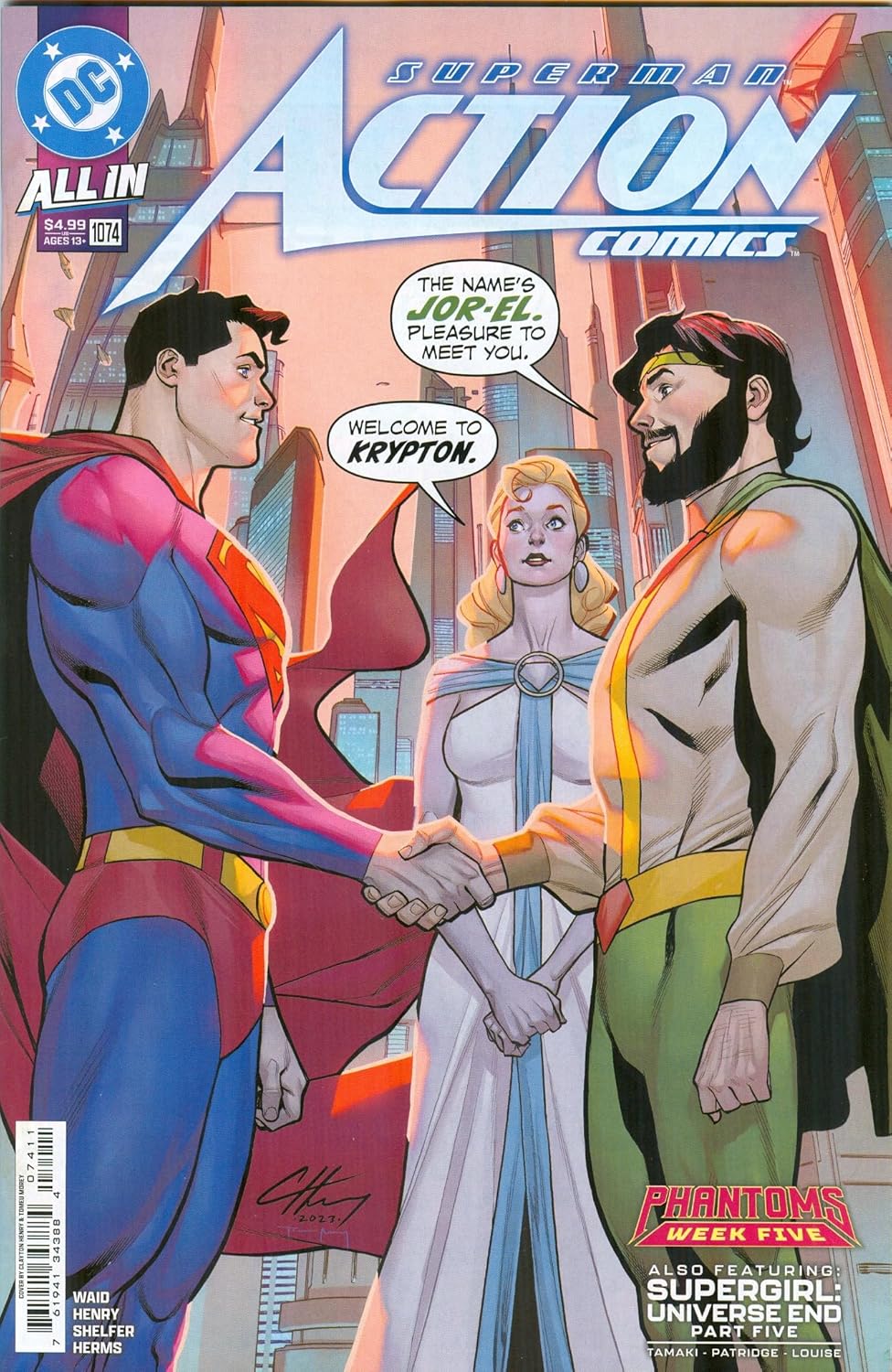 

Action Comics #1074 Jan.2025 REG CVR (D.C. Comic)