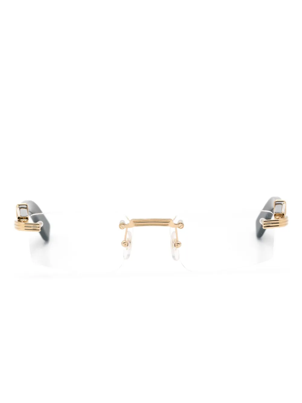 

Очки в прямоугольной оправе Cartier Eyewear, черный