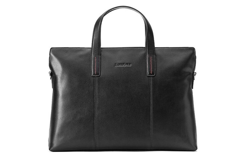 

Портфели-сумка SAMSONITE из коровьей кожи, обычные мужские, черные
