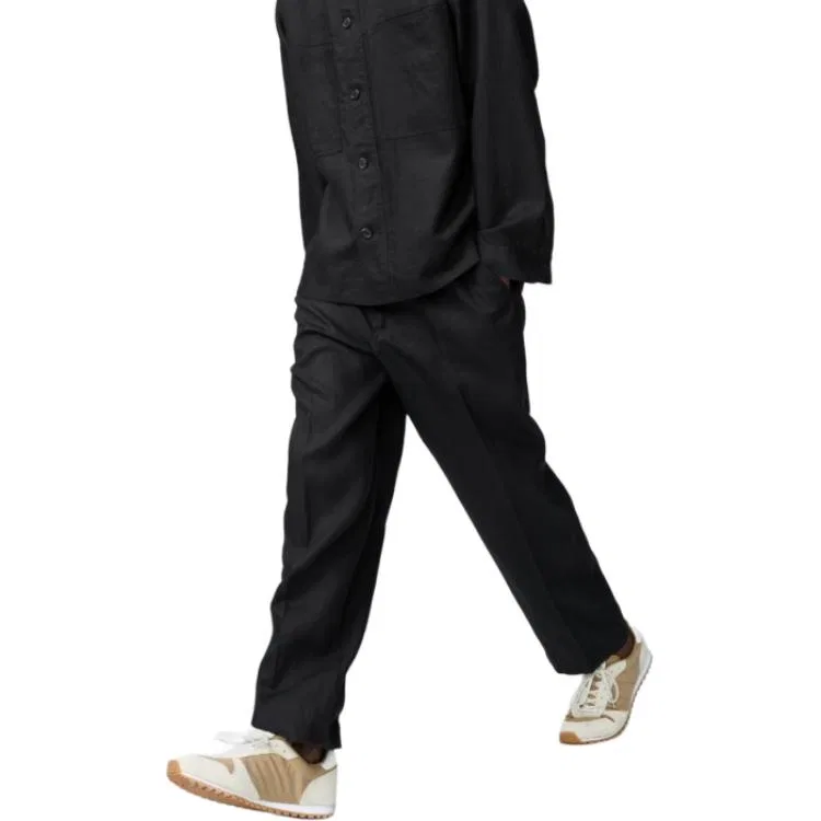 Брюки повседневные x Clare Waight Keller C Collection SS26 для мужчин UNIQLO, Black