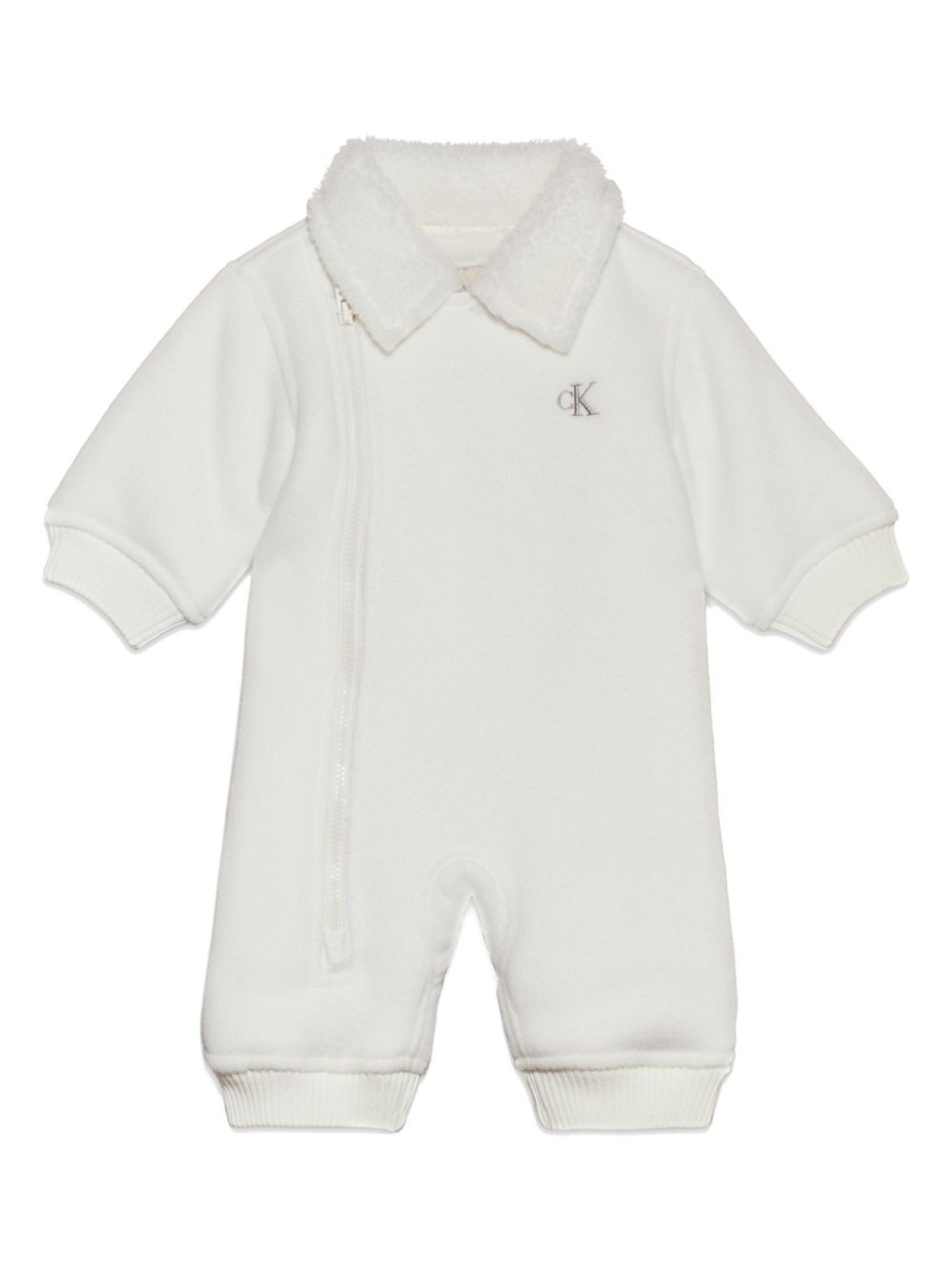 

Calvin Klein Kids комбинезон с воротником из овчины, нейтральный