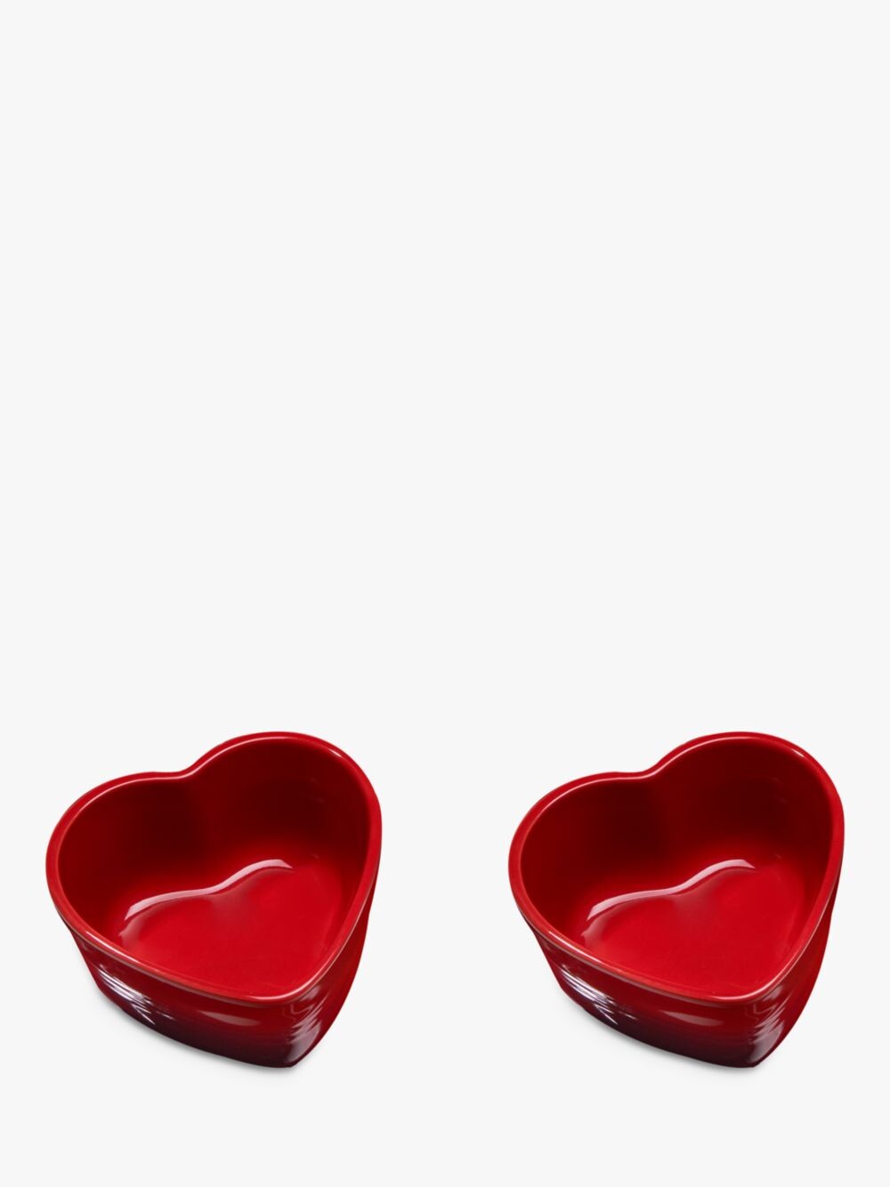 

Керамические формочки-сердечки Le Creuset, набор из 2 шт., красные