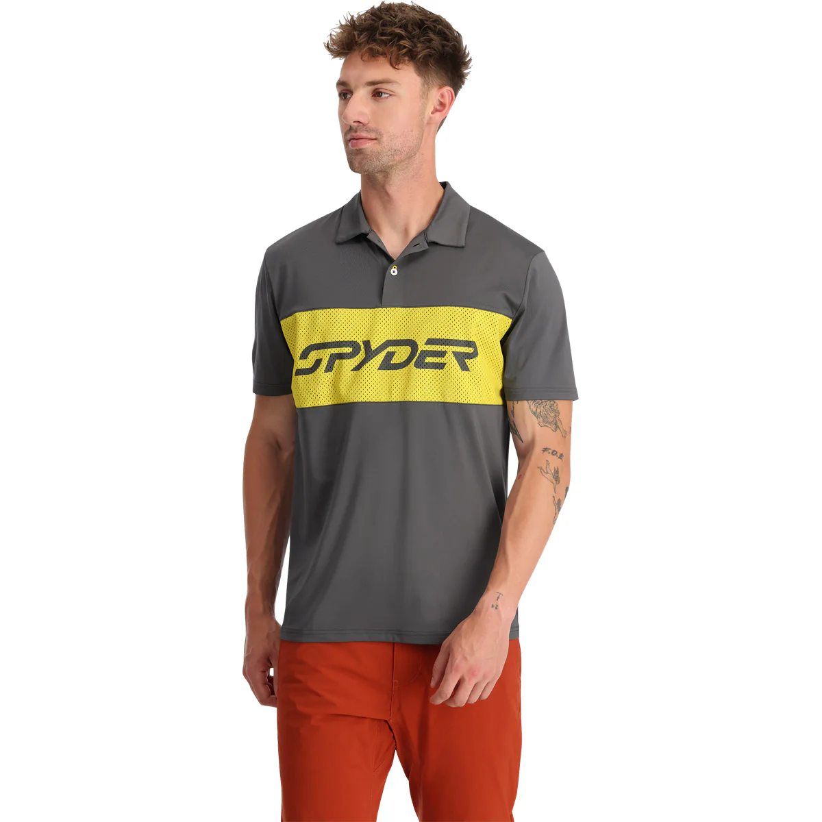 

Мужское поло Olson Spyder, темно-серый