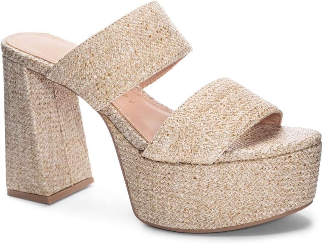 

Босоножки Nice Chinese Laundry, цвет Natural Raffia