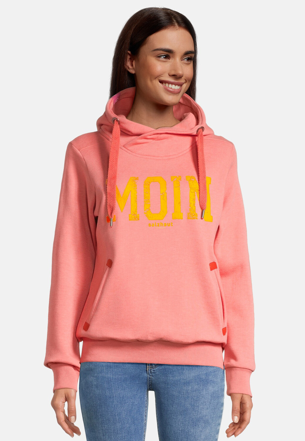 

Толстовка Salzhaut Hoodie SÜNN MOIN, цвет Coral