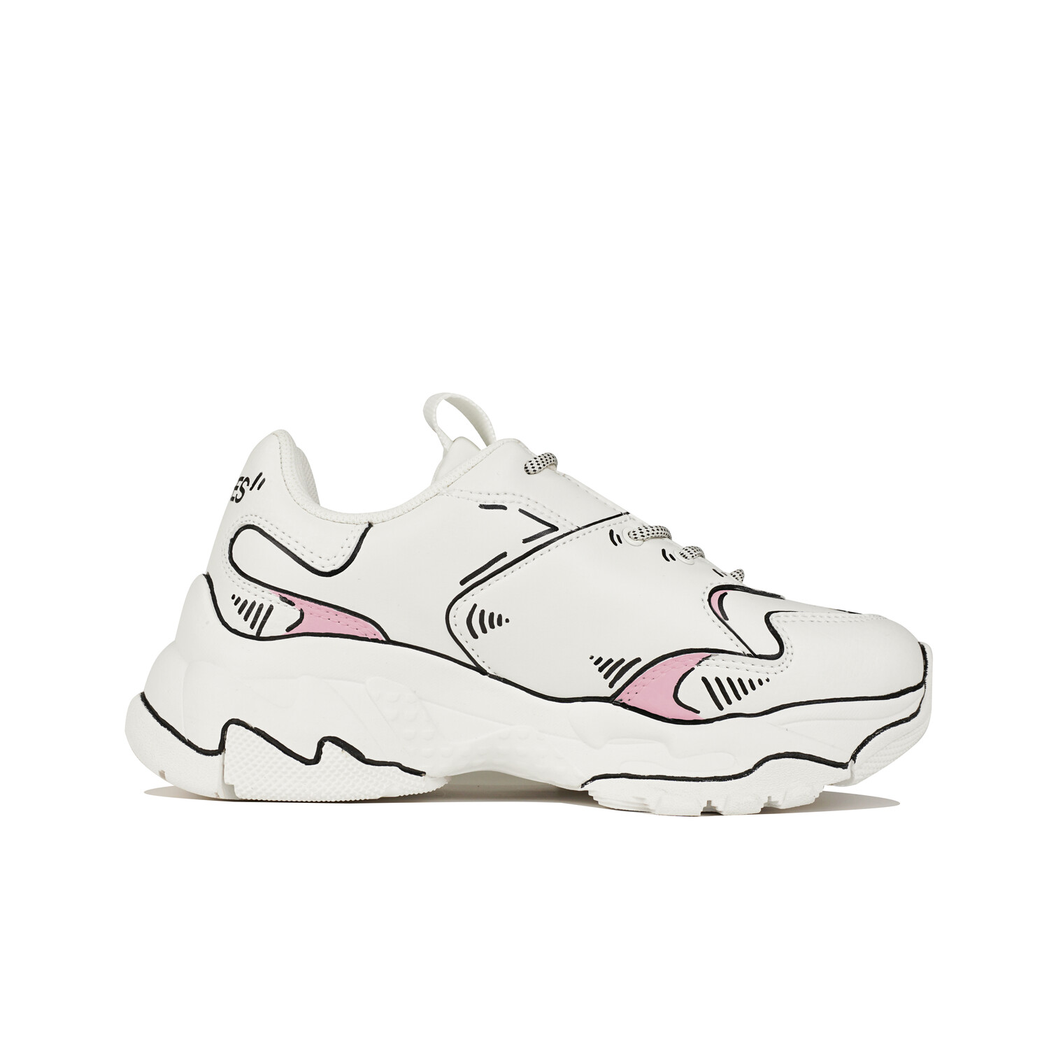 

Кроссовки MLB Big Ball Chunky Chunky Sneakers Unisex Low-top White/Pink, белый