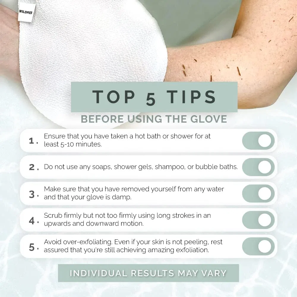 Отшелушивающая перчатка для тела «Beauty Exfoliating Glove» от Wildpier Wildpier — фото 4