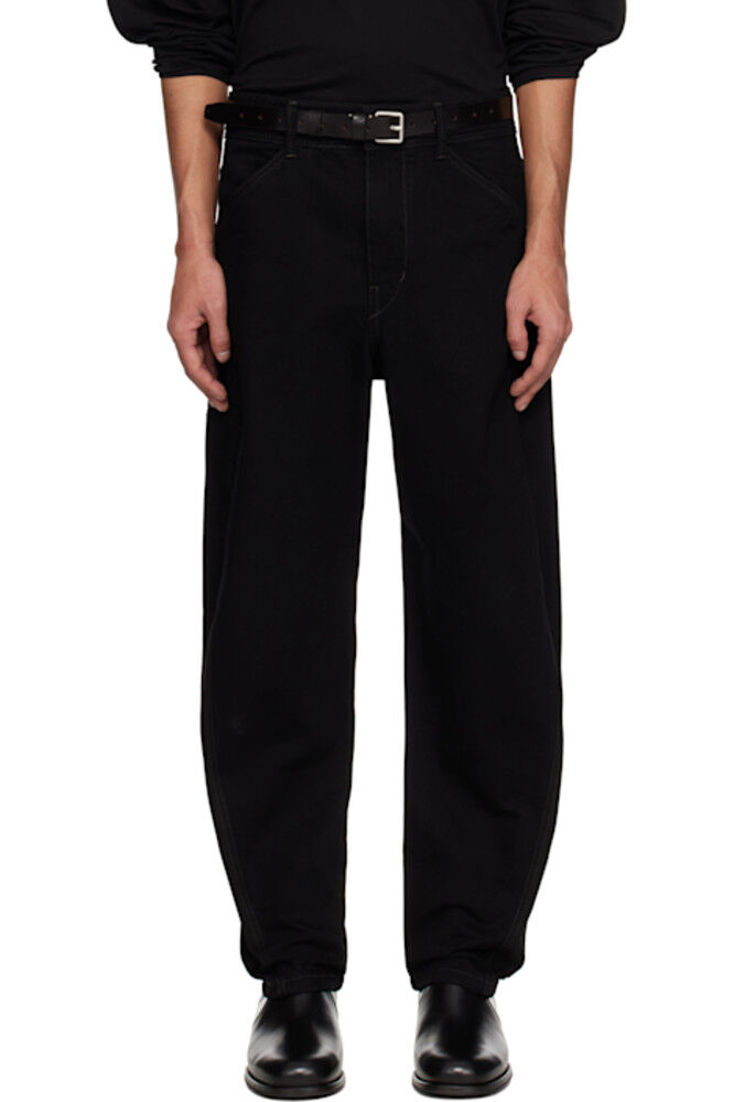 

Черные витые джинсы Workwear LEMAIRE