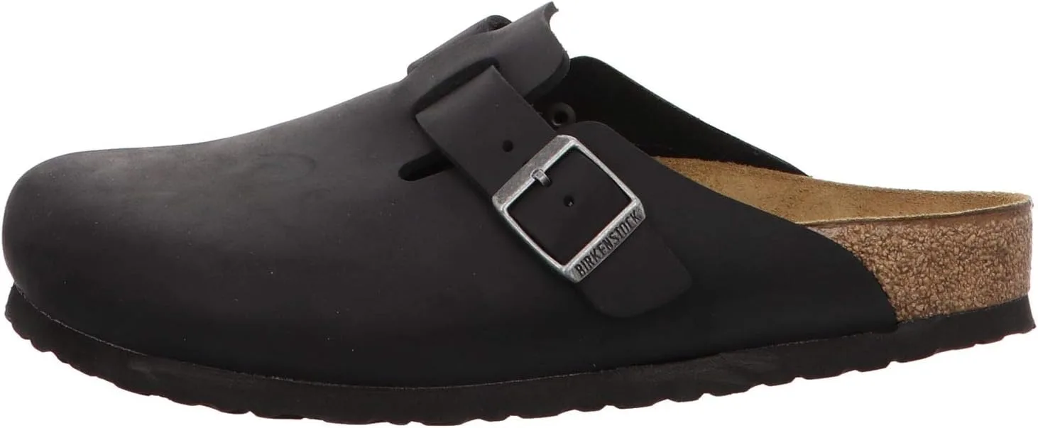Сандалии Birkenstock Boston Birko-Flor, унисекс, для взрослых, черный — фото 4