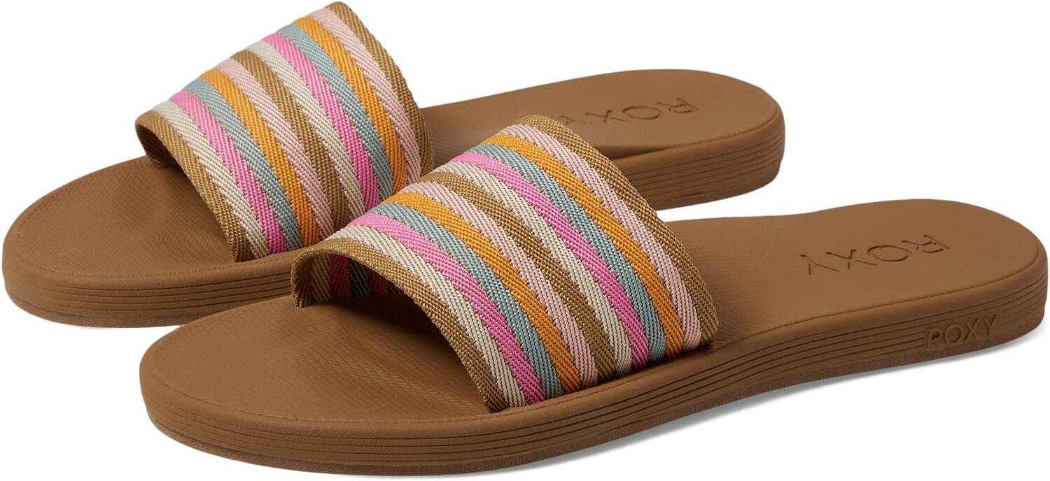 

Сандалии Roxy Beachie Breeze Sandals, цвет Tan/Crazy Pink