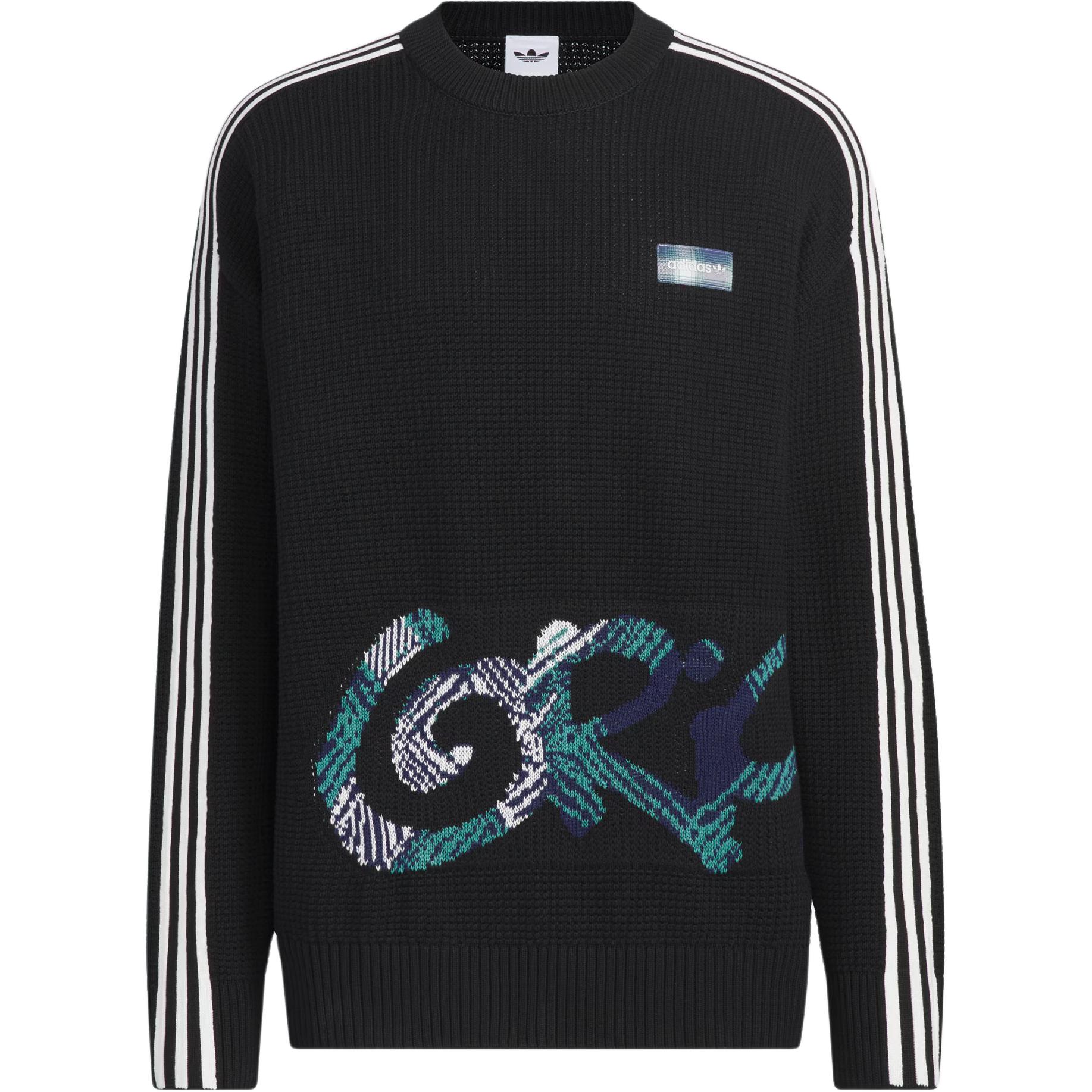 

Флисовая джемпер FW25 в клетку Adidas Originals, черный