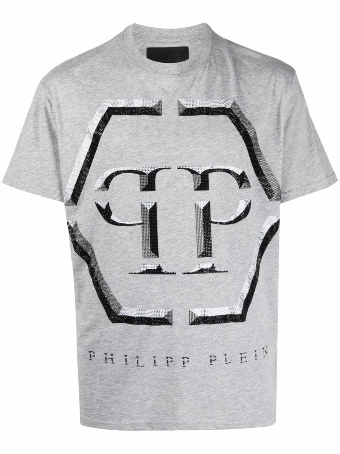 

Philipp Plein футболка с логотипом, серый