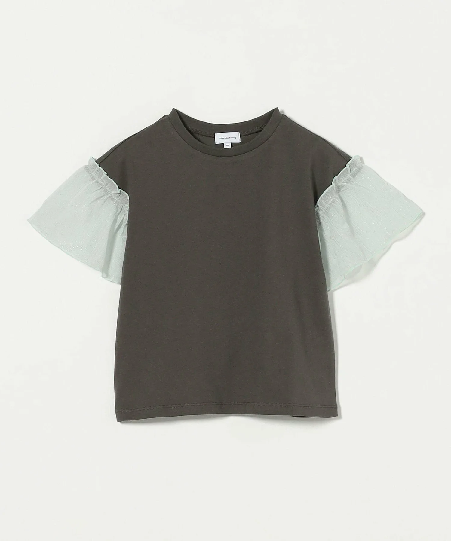 Футболка с рукавами «Ива» / Детская 100-130 см United Arrows Green Label Relaxing, DK.GRAY