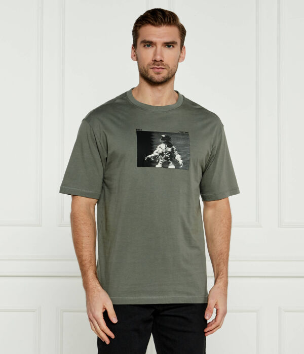 

Футболка Boss Orange Astronaut Relaxed Fit, серый