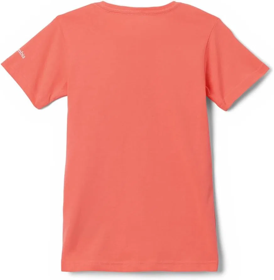 Футболка детская Columbia Hot Coral/Foxy Swirl — фото 2