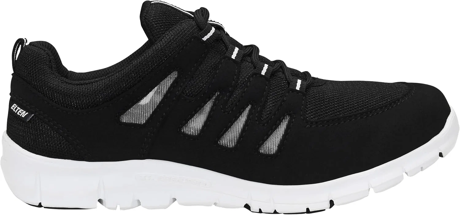 Рабочие ботинки ELTEN Apache Black-White Low O1, женские и мужские, текстильные, легкие, спортивные — фото 2