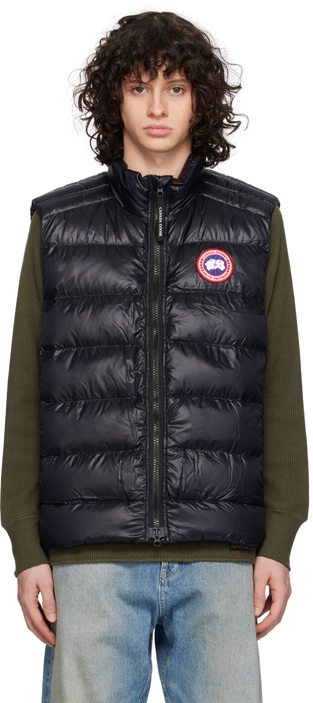

Черный пуховый жилет Crofton Canada Goose