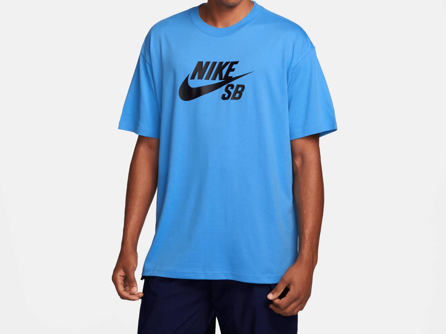 

Футболка мужская с логотипом Sb в университетском синем/черном цвете Nike