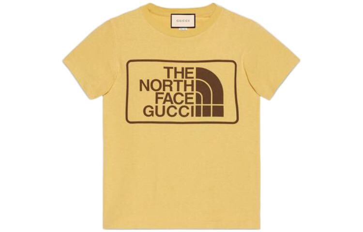 

Футболка мужская The North Face X Gucci, желтый