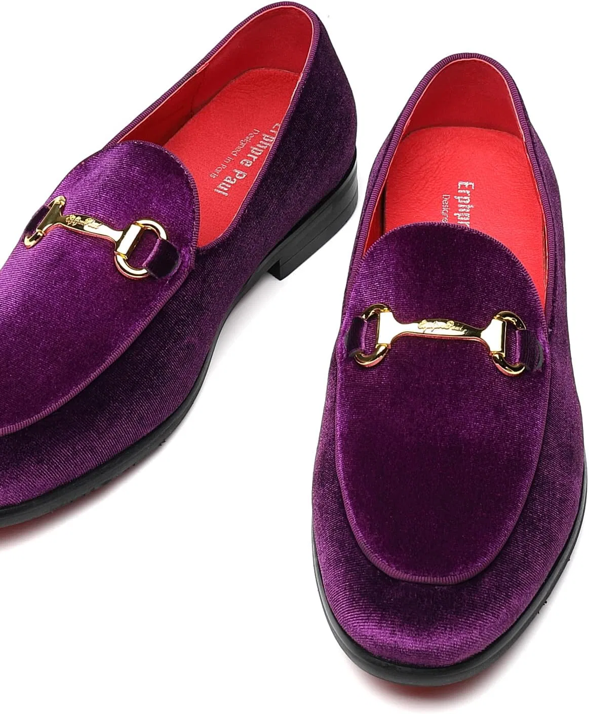 Лоферы вельветовые мужские, Purple Erphpre Paul — фото 3