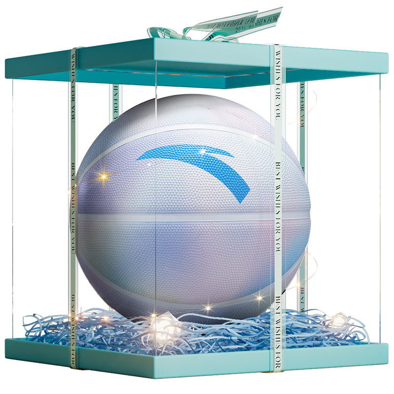 

ANTA Китайский резиновый баскетбольный мяч градиент blue размер 5/7 тренировочный соревновательный unisex