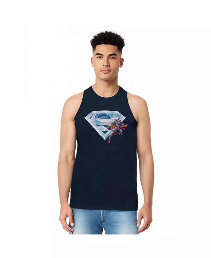 

Мужская майка с логотипом Crystal Logo для взрослых Superman, синий