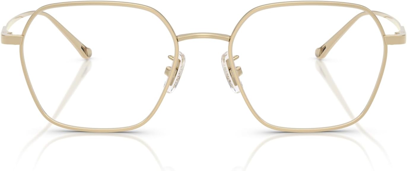 

COACH мужские очки для зрения Hc5191td Square, Shiny Light Gold/Demo Lens