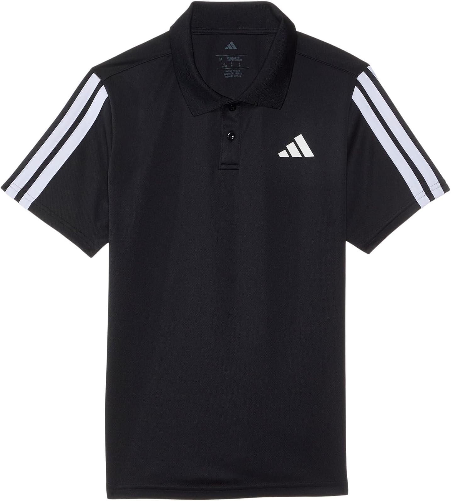 

Поло adidas Kids 3-Stripe Polo Shirt, цвет Black Adi