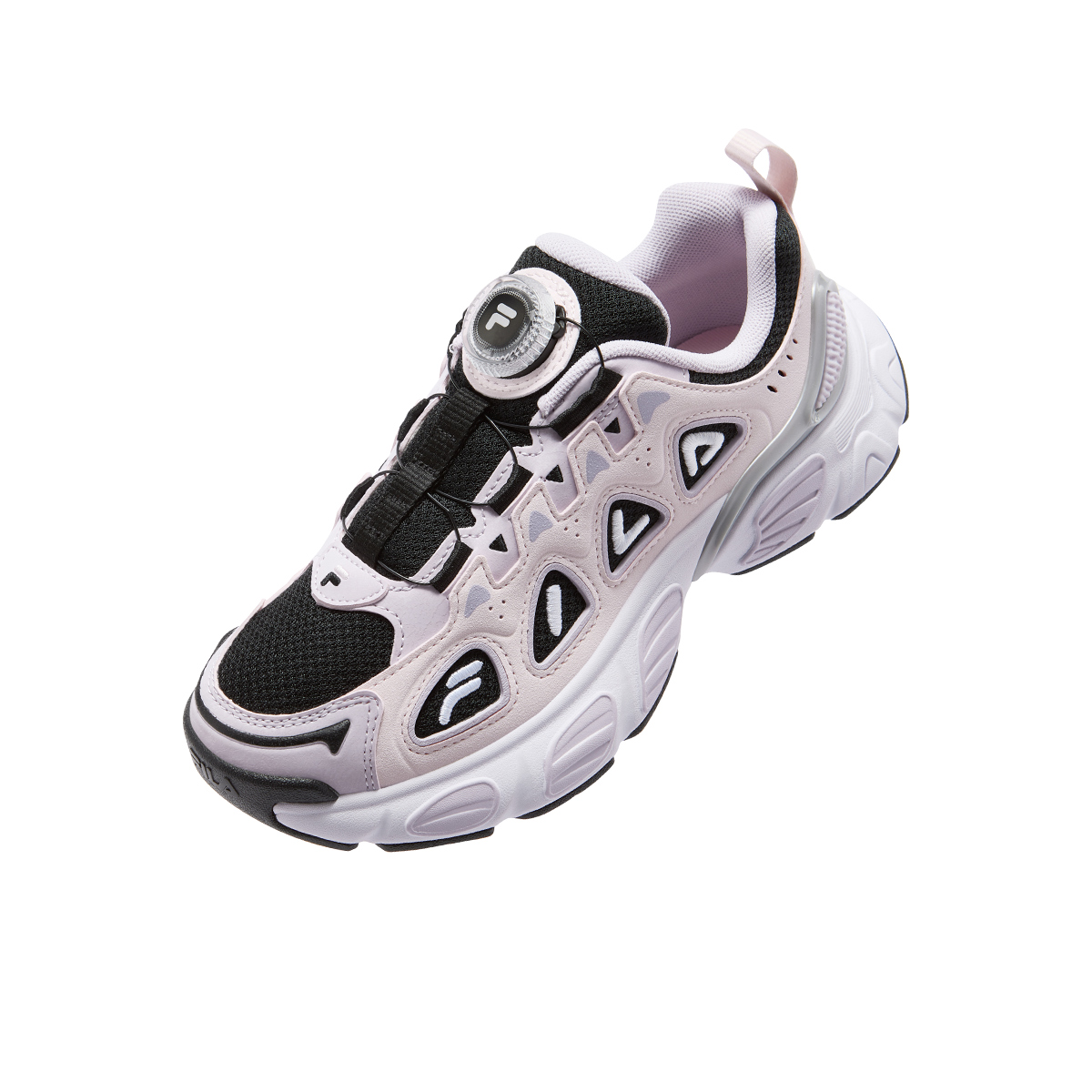 Детские беговые кроссовки Heritage FHT FILA KIDS, черный/розовый — фото 4
