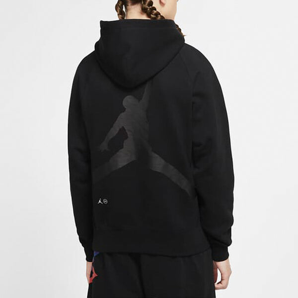 Толстовка Air Jordan x Fragment Design FW Pullovers Street Style Collaboration Long Sleeves Men Black, черный — фото 3