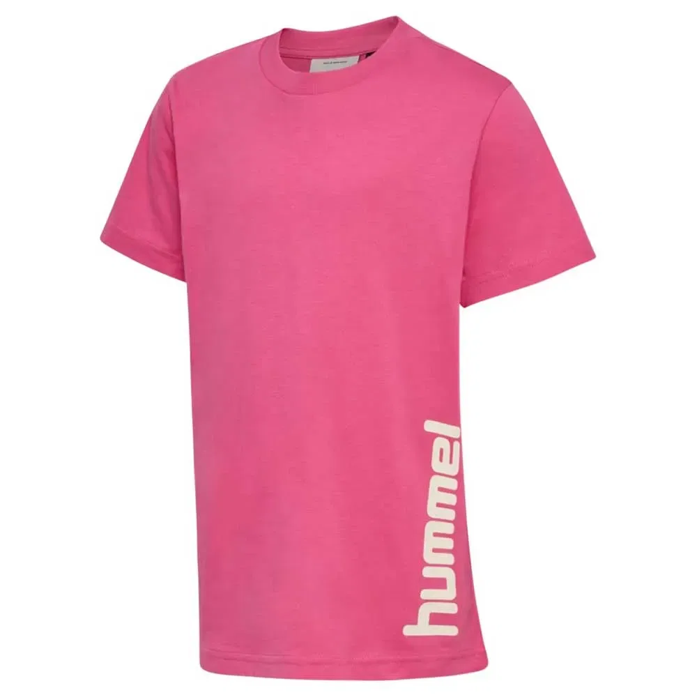 Детская футболка с принтом Regular Graphic Hummel, Pink — фото 3